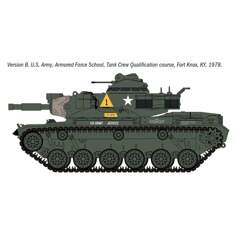 Italeri 1/72 M60A2 Plastic Model Kit [7086S]