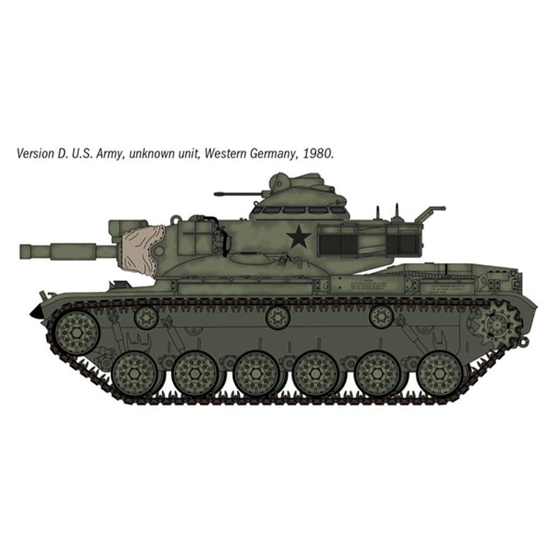 Italeri 1/72 M60A2 Plastic Model Kit [7086S]