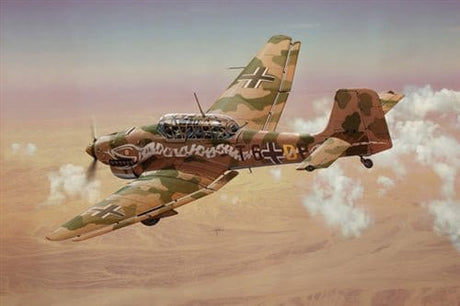 Italeri 1292S 1/72 JU - 87 B - 2R - 2 Stuka Plastic Model Kit - Hobbytech Toys