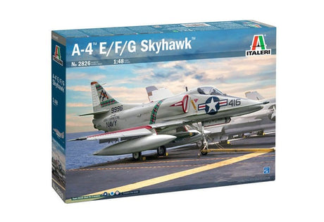 Italeri 2826S 1/48 A - 4 E/F/G Skyhawk Plastic Model Kit - Hobbytech Toys
