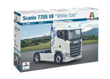 Italeri 3965 1/24 Scania S770 V8 - White Cab Plastic Model Kit - Hobbytech Toys