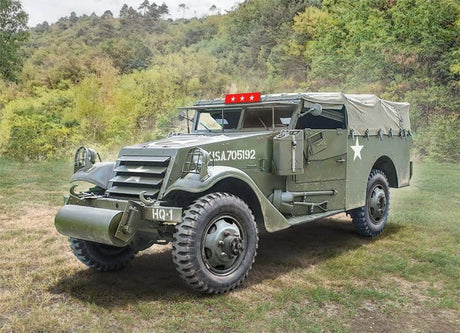 Italeri 7063S 1/72 M3A1 Scout Car Plastic Model Kit - Hobbytech Toys