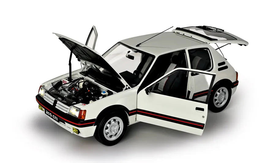 IXO Collections 1/8 Peugeot 205 GTI (White) Full Kit