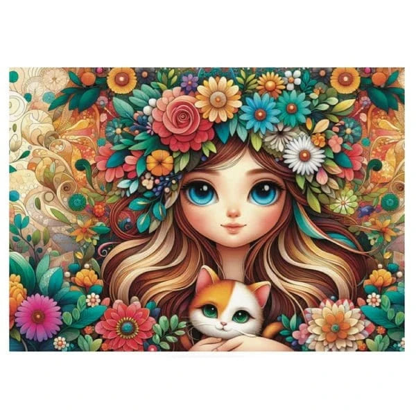 JaCaRou Blossom Companions 1000pc Jigsaw Puzzle - Hobbytech Toys