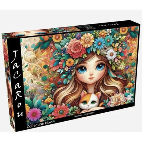 JaCaRou Blossom Companions 1000pc Jigsaw Puzzle - Hobbytech Toys