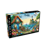 JaCaRou Blue House Bay 1000pc Jigsaw Puzzle