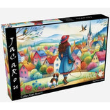 JaCaRou Dog Walking Bliss 1000pc Jigsaw Puzzle - Hobbytech Toys