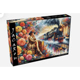 JaCaRou Elegance Meets Steam 1000pc Jigsaw Puzzle