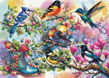 JaCaRou Lovely Feathered Beauties 1000pc Jigsaw Puzzle