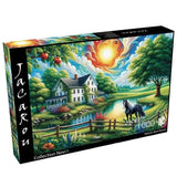JaCaRou Majestic Black Beauty 1000pc Jigsaw Puzzle - Hobbytech Toys
