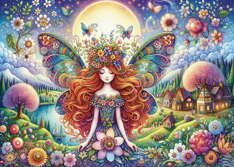 JaCaRou Petals And Wings 1000pc Jigsaw Puzzle