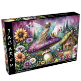 JaCaRou Purple Mushroom Rest 1000pc Jigsaw Puzzle - Hobbytech Toys