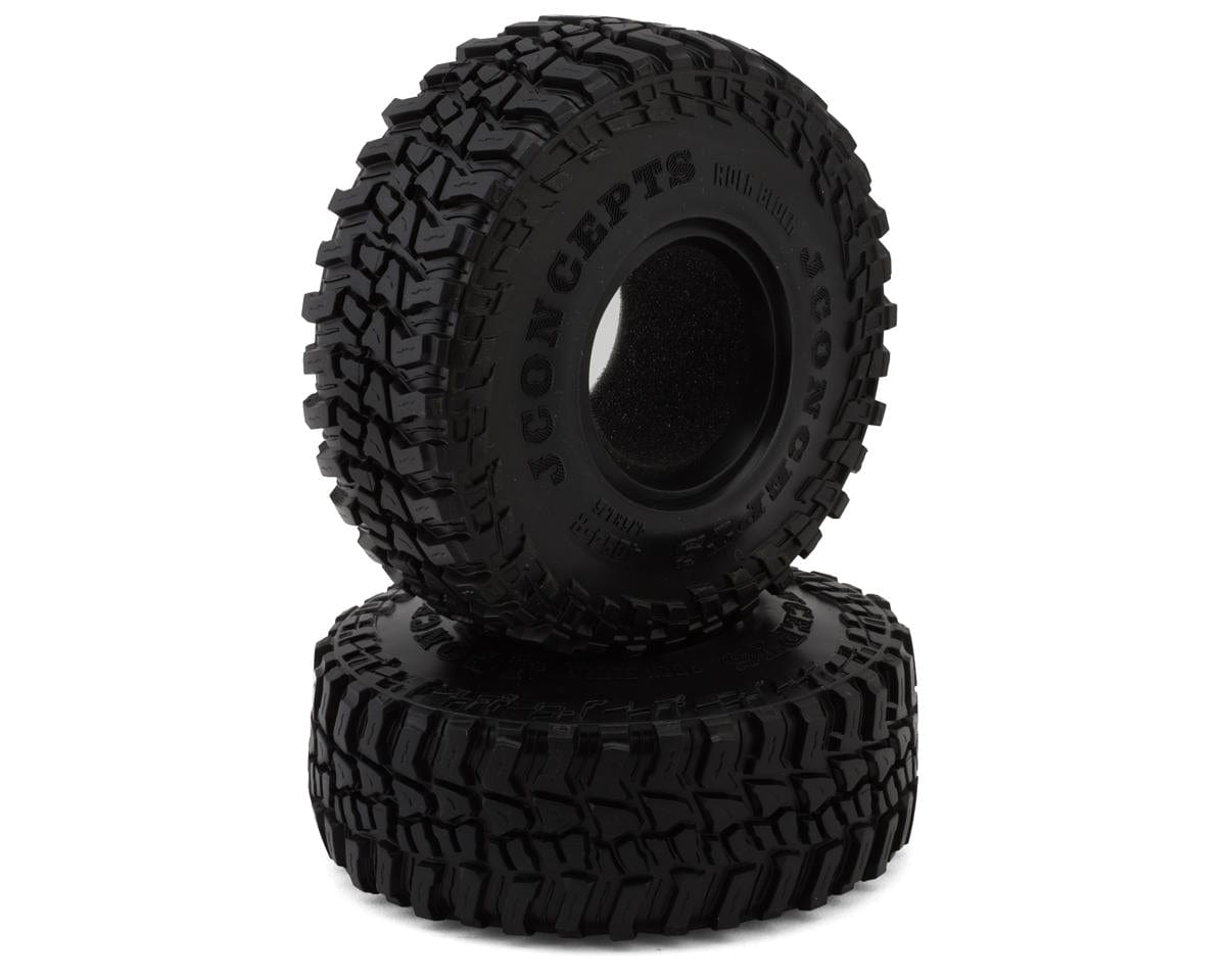 JConcepts Rock Block 1.9" 1/10 Rock Crawler Tires (4.75" - Class 2) (Green) (2) - Hobbytech Toys