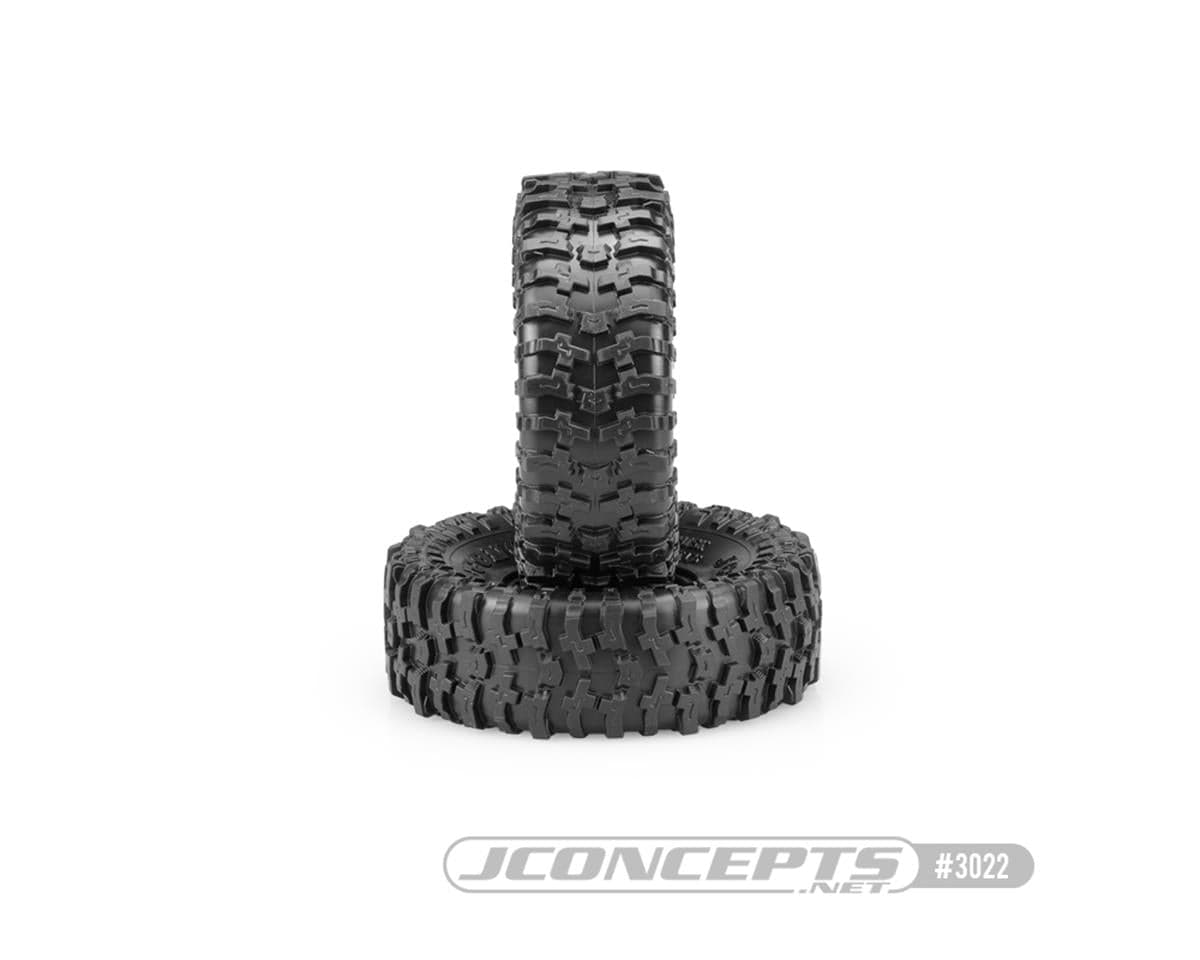 JConcepts Tusk 1.9" Performance Class 2 All Terrain Crawler Tires (2) (Green) - Hobbytech Toys