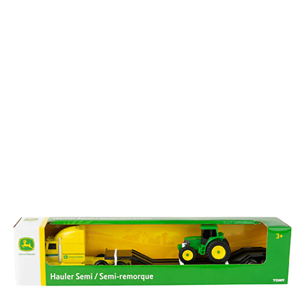 John Deere 1/64 Farm Semi Truck & Trailer - Assorted (1)