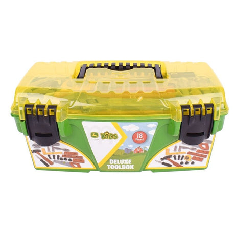 John Deere 18 Piece Deluxe Toy Tool Box