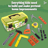 John Deere 18 Piece Deluxe Toy Tool Box