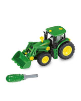John Deere 6215R Buildable Tractor With Front Loader Toy