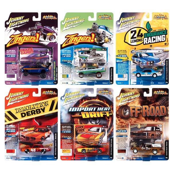 Johnny Lightning 1/64 R2 2022 Asst Series Street Freaks Diecast Model**