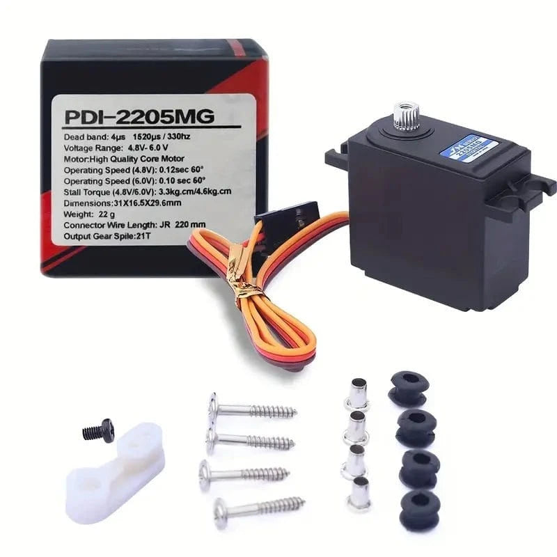 JX 4.6kg 22g Metal Gear Servo (Upgrade For MJX 14701B) [PDI - 2205MG] - Hobbytech Toys