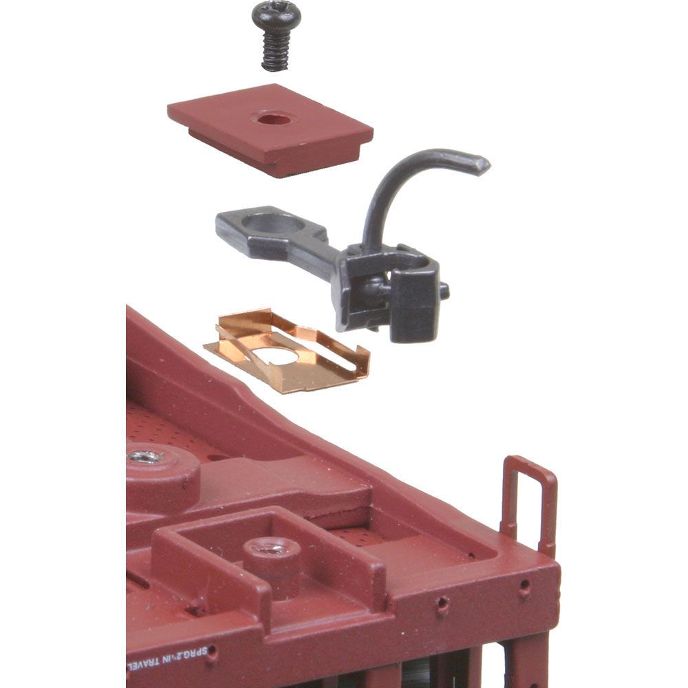 Kadee #23 HO Scale 20 - Series Plastic Couplers with Gearboxes - Short (1/4") Centerset Shank - Hobbytech Toys