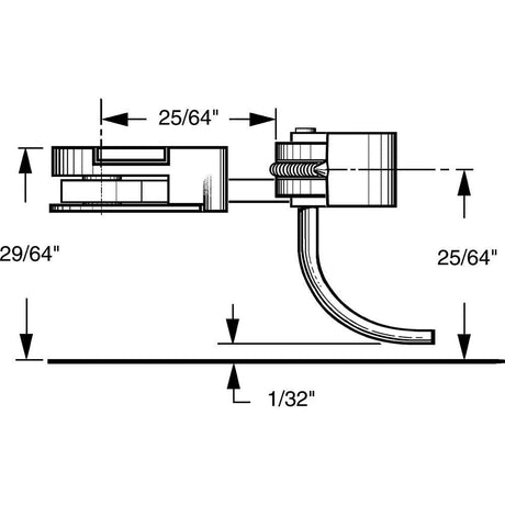 Kadee #31 HO Scale 30 - Series Plastic Couplers with Gearboxes - Long (25/64") Underset Shank - Hobbytech Toys
