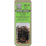Kadee 58 - 25 HO Scale Bulk Pack - 25 pair #58 Scale Metal Couplers - Medium (9/32") Centerset Shank - Hobbytech Toys