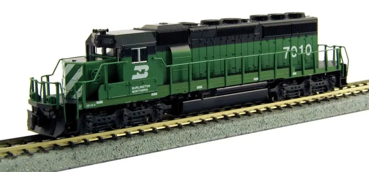 Kato N Scale EMD SD40 - 2 Early Production Burlington Northern 6328 - DCC Fitted - Hobbytech Toys