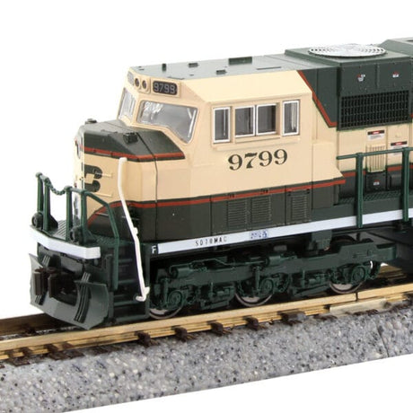 Kato N Scale EMD SD70MAC w/Cab Headlight - Standard DC - Burlington Northern Santa Fe #9799