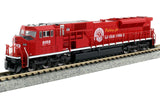 Kato N Scale EMD SD90/43MAC CP 9159 Pulling for United Way