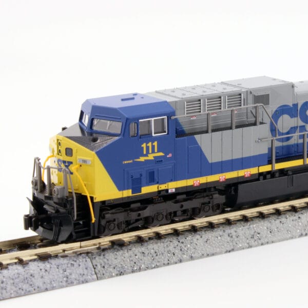Kato N Scale GE AC4400CW Low Numberboards - Standard DC - CSX #111