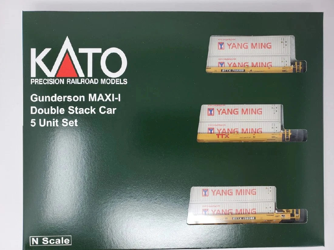 Kato N Scale MAXI-I TTX New Logo 5-Unit Set #759364 [KAT1066212]