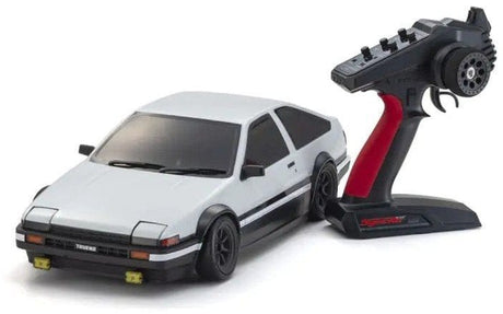 Kyosho 1/10 Fazer D2 Toyota Sprinter Trueno AE86 White 2WD Electric Readyset - Hobbytech Toys