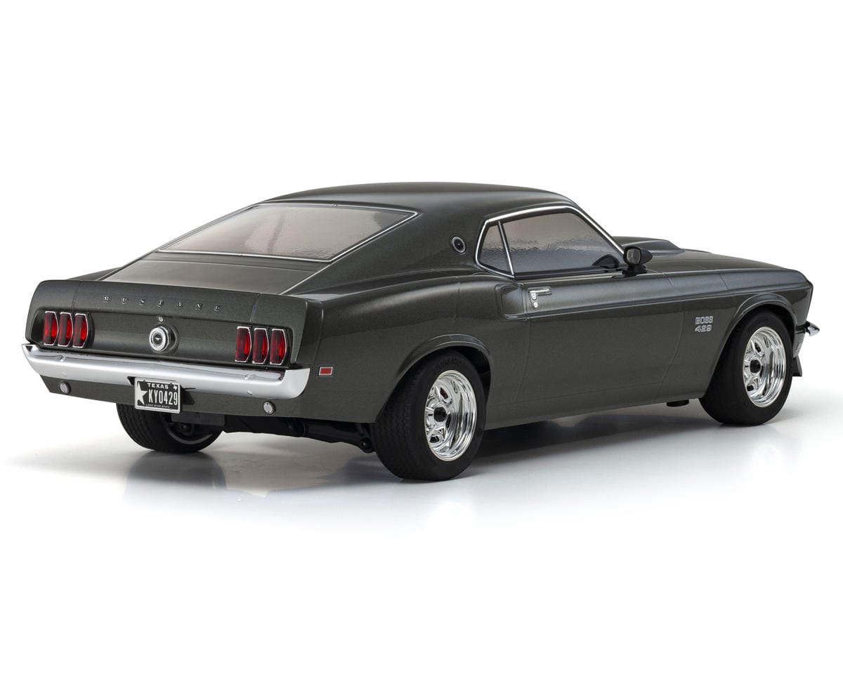 Kyosho 1/10 Fazer Mk2 1969 Ford Mustang Boss 429 Black Jade FZ02 4WD Electric RC Car  [34437T1]