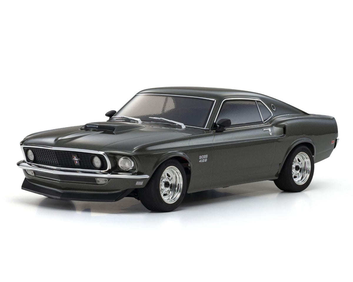 Kyosho 1/10 Fazer Mk2 1969 Ford Mustang Boss 429 Black Jade FZ02 4WD Electric RC Car  [34437T1]