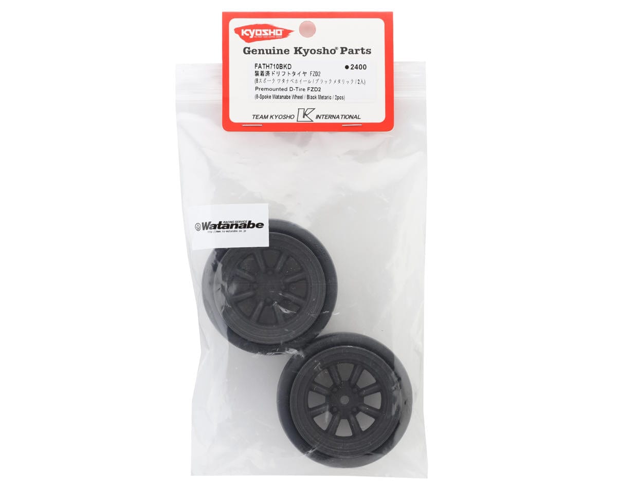 Kyosho Fazer FZD2 Pre-Mounted Drift Tires (2)