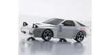 Kyosho First Mini - Z Initial D Mazda Savanna RX - 7 FC3S RC Car - White [66602A] - Hobbytech Toys