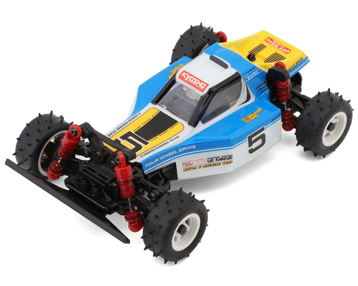 Kyosho Mini - Z Buggy Ready set OPTIMA Blue / White 32094BW** - Hobbytech Toys