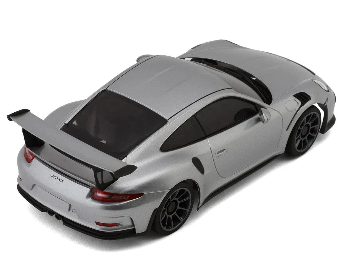 Kyosho Mini-Z Porsche 911 GT3 RS GT Metallic Silver RWD MR-04 Readyset