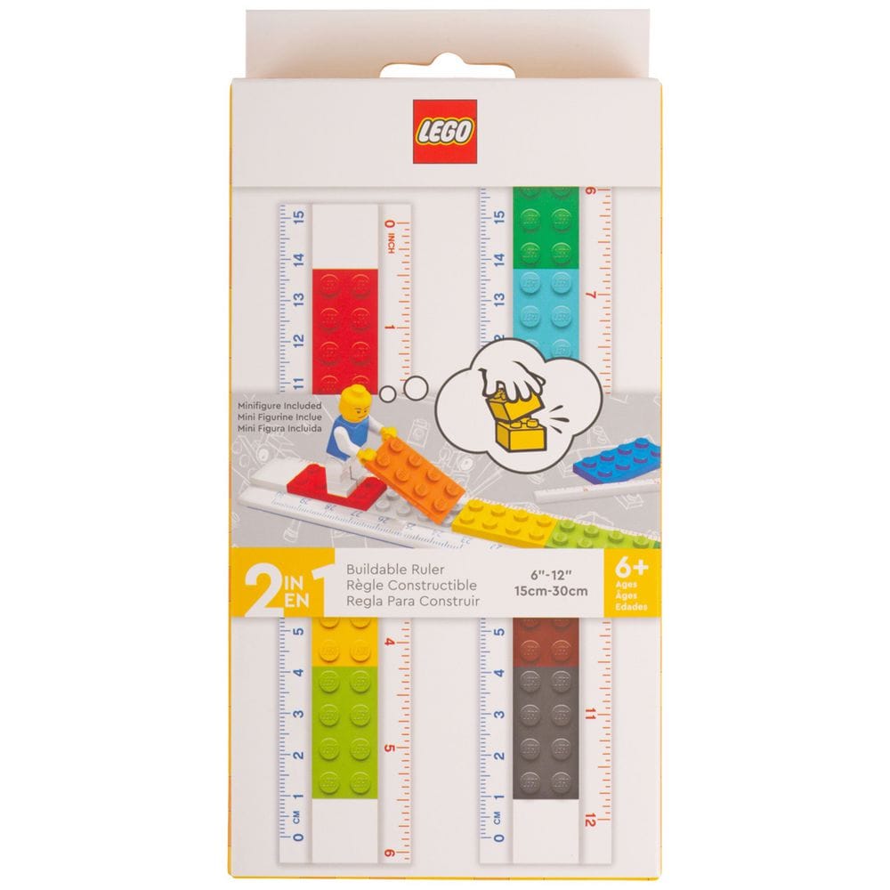 LEGO 2.0 Convertible Ruler With Minifigure
