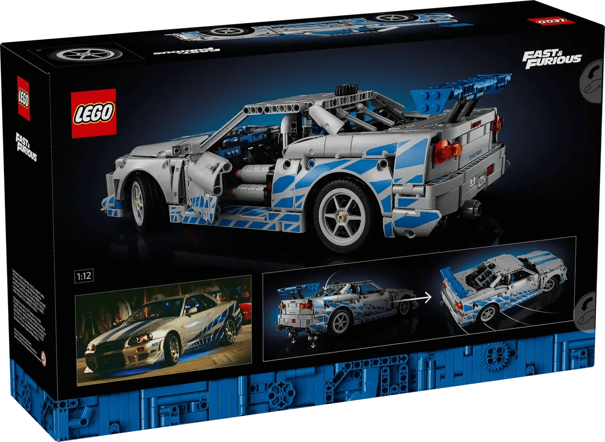 LEGO 2 Fast 2 Furious Nissan Skyline GT-R (R34) Car [42210]