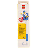 Lego Blue Gel Pen W/Figure