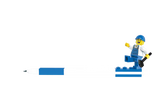Lego Blue Gel Pen W/Figure