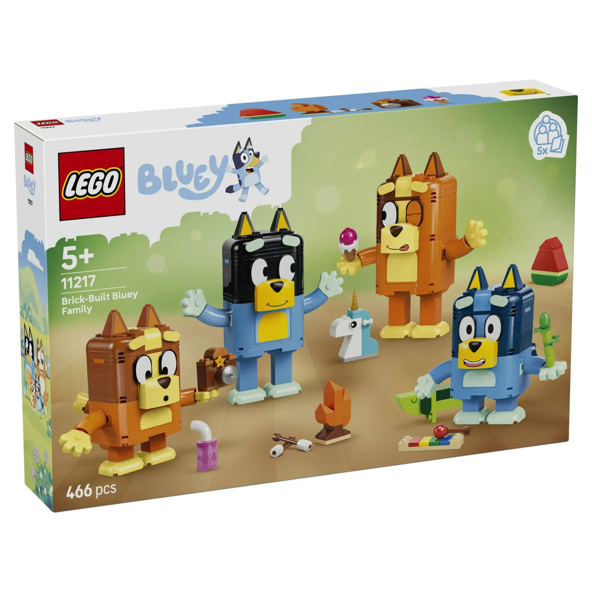 LEGO Bluey - Brick-Built Bluey Family [11217]