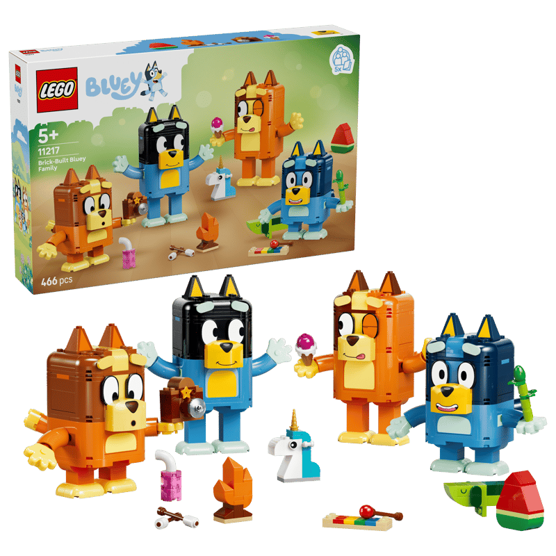 LEGO Bluey - Brick-Built Bluey Family [11217]