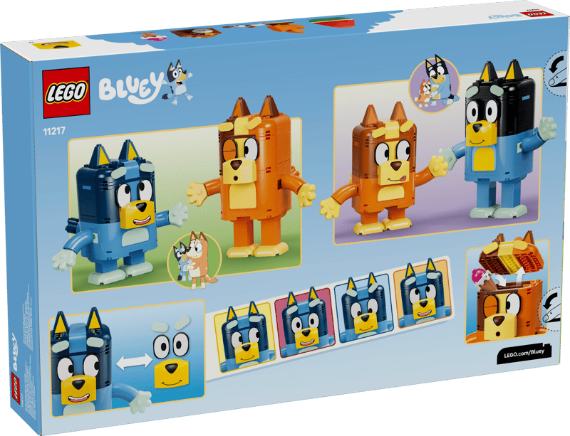 LEGO Bluey - Brick-Built Bluey Family [11217]
