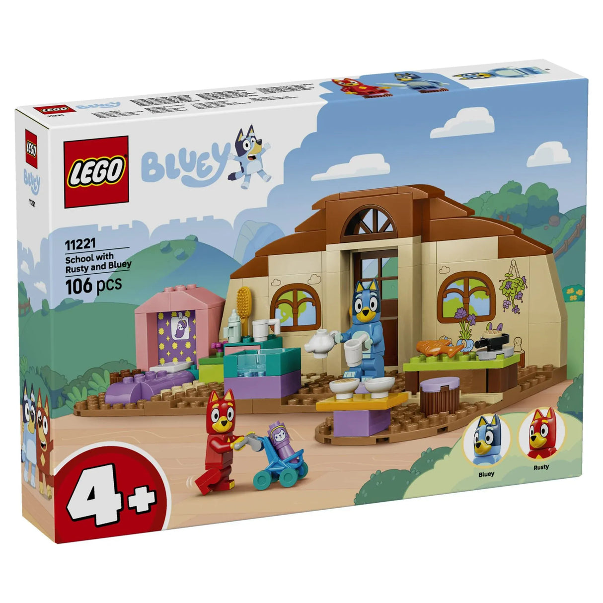 LEGO Bluey - School with Rusty and Bluey [11221]