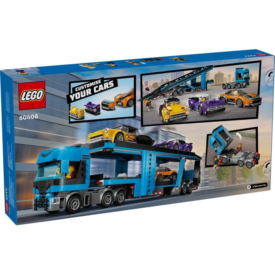 LEGO City - Car Transporter Truck with Sports Cars [60408]