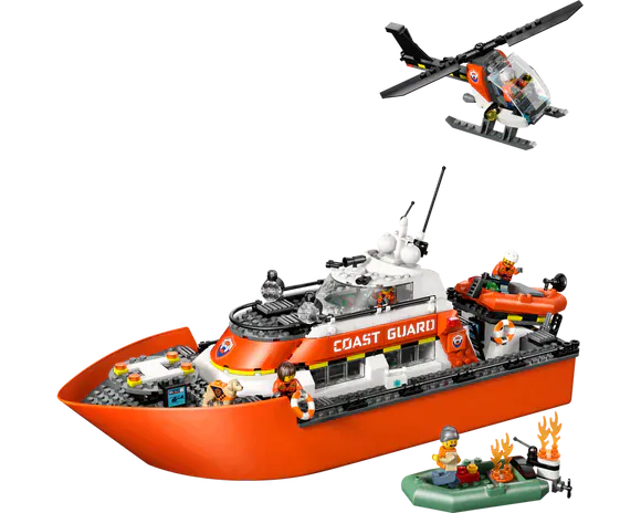 LEGO City: Coast Guard Rescue Boat & Helicopter [60504]