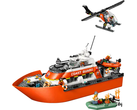 LEGO City: Coast Guard Rescue Boat & Helicopter [60504]
